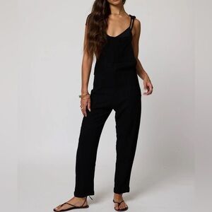 Stillwater Some Beachy Overalls Black